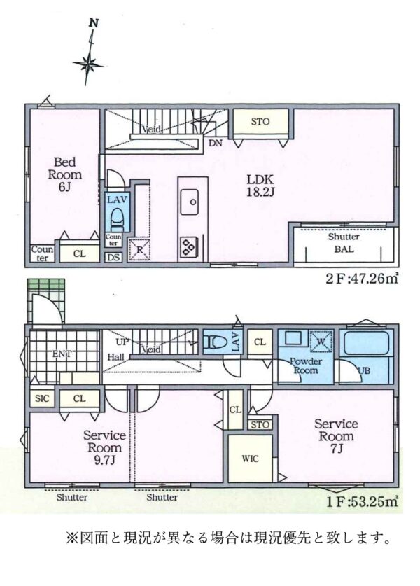 採光・収納・動線を考え抜いた2階建て住宅。日々の暮らしを快適にする工夫が詰まった邸宅を、ぜひご覧ください。(間取) 採光・収納・動線を考え抜いた2階建て住宅。日々の暮らしを快適にする工夫が詰まった邸宅を、ぜひご覧ください。(間取)